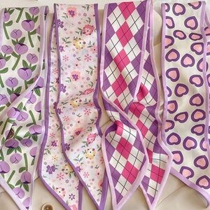 NEW bag scarfs set of 4